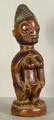 99. Old Ibeji (Nigeria) carved wooden 'twin' figure by  